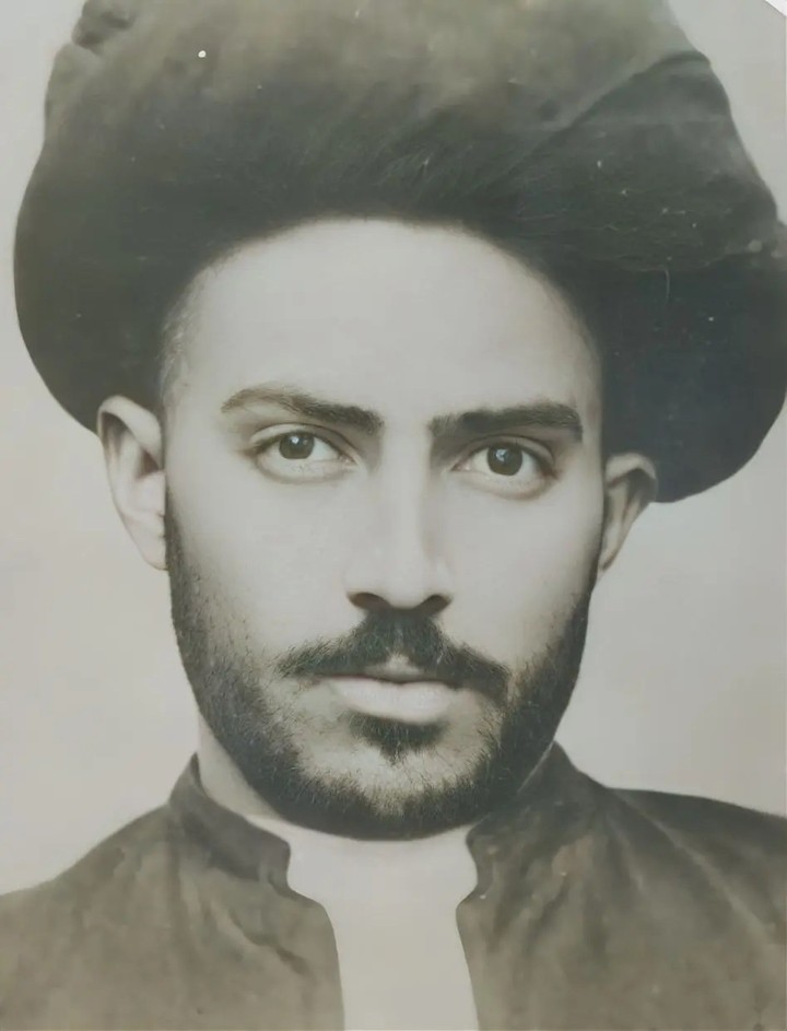 Portrait of Mirza Agha Emami.